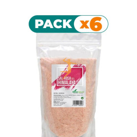 Pack 6x SAL ROSA DEL HIMALAYA 1Kg. SORIA NATURAL