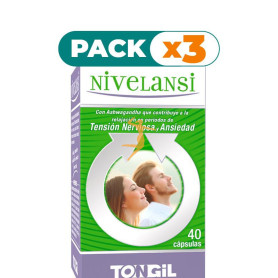 Pack 3x NIVELANSI 40 CÁPSULAS TONGIL