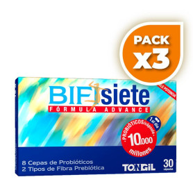 Pack 3x BIFISIETE 30 CÁPSULAS TONGIL
