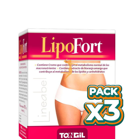Pack 3x LIPOFORT 60 CÁPSULAS TONGIL