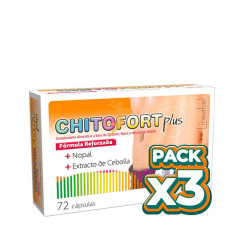 Pack 3x CHITOFORT PLUS 72 CÁPSULAS TONGIL