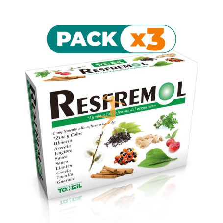 Pack 3x RESFREMOL 12 SOBRES TONGIL