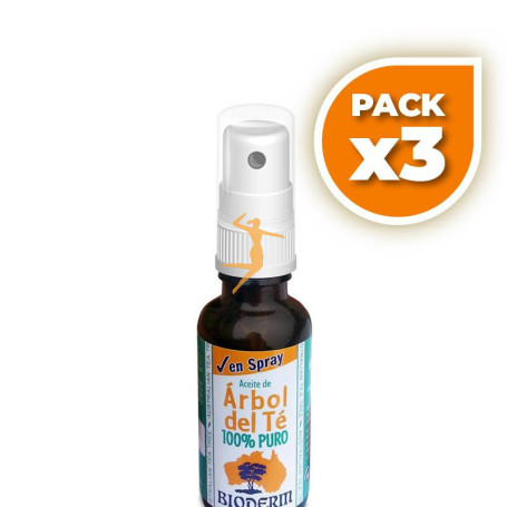 Pack 3x SPRAY TEA TREE 100% PURO 30Ml. TONGIL