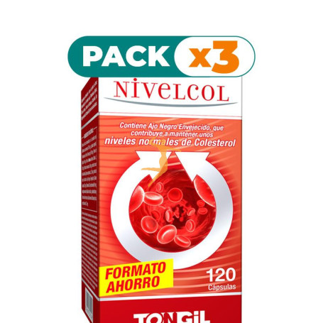 Pack 3x NIVELCOL 120 CÁPSULAS TONGIL