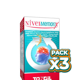 Pack 3x NIVELMEMORIX 40 CÁPSULAS TONGIL