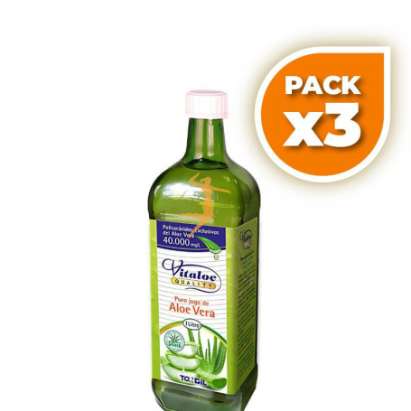 Pack 3x ALOE VERA ECO 1Lt. NATUREJUICE