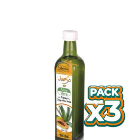 Pack 3x JUGO DE ALOE VERA CON PAPAYA 500Ml. TONGIL