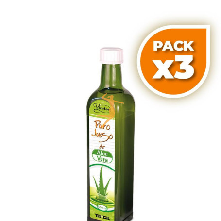 Pack 3x PURO JUGO DE ALOE VERA 500Ml. TONGIL