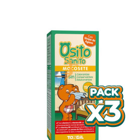 Pack 3x OSITO SANITO MOCOSETE 150Ml. TONGIL