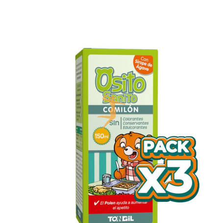 Pack 3x OSITO SANITO COMILÓN 150Ml. TONGIL