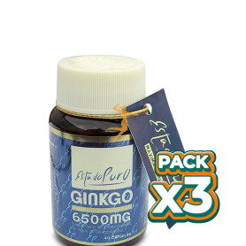 Pack 3x GINKGO 6.500Mg. 40 CÁPSULAS ESTADO PURO