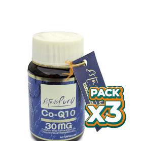 Pack 3x COENZIMA Q10 30Mg. 60 CÁPSULAS ESTADO PURO