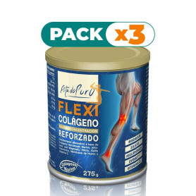 Pack 3x FLEXI COLÁGENO REFORZADO 275Gr. ESTADO PURO