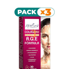 Pack 3x COLÁGENO AGE FORMULA 30 CÁPSULAS ESTADO PURO - TONGIL