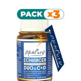 Pack 3x ECHINACEA DUO 30 CAPSULAS ESTADO PURO