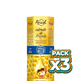 Pack 3x EXTRACTO DE PRÓPOLIS 60ML APICOL - TONGIL