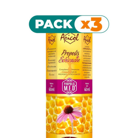 Pack 3x EXTRACTO DE PRÓPOLIS Y ECHINACEA 60ML APICOL - TONGIL