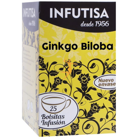 GINKGO BILOBA 25 FILTROS INFUTISA