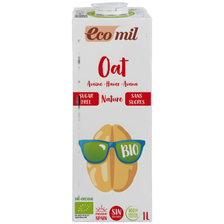 BEBIDA DE AVENA NATURE SIN AZÚCAR BIO 1L ECOMIL