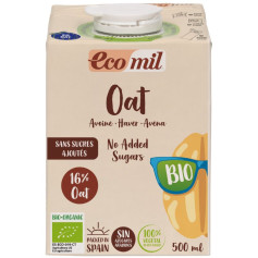 BEBIDA DE AVENA SIN AZÚCARES AÑADIDOS BIO 500ML ECOMIL