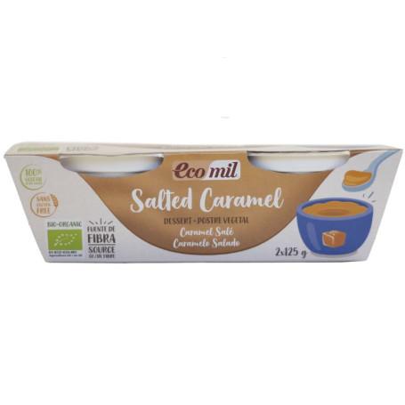 POSTRE DE CARAMELO SALADO BIO 2X125G ECOMIL