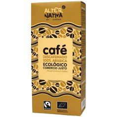CAFÉ MOLIDO DESCAFEINADO BIO 250G ALTERNATIVA 3
