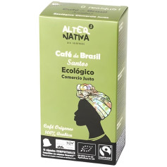 CÁPSULAS DE CAFÉ BRASIL SANTOS BIO 10 UNIDADES ALTERNATIVA 3