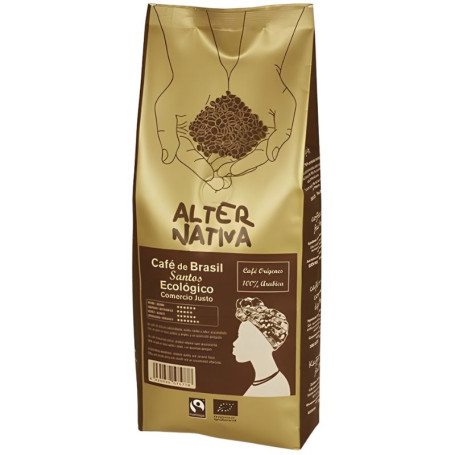 CAFÉ DE BRASIL SANTOS EN GRANO BIO 500G ALTERNATIVA 3