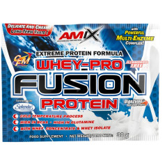 UNIDOSIS WHEY PRO FUSION PROTEIN VAINILLA 30G AMIX