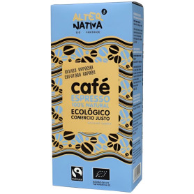 CAFÉ ESPRESSO MOLIDO BIO 250G ALTERNATIVA 3