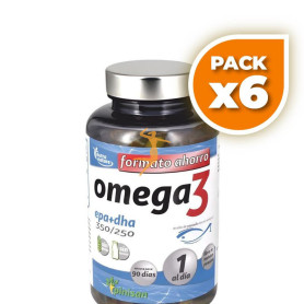 Pack 6x OMEGA 3 90 PERLAS PINISAN