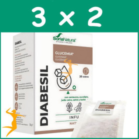 Pack 3x2 NATUSOR 15 DIABESIL INFUSIONES SORIA NATURAL