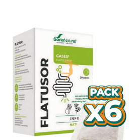 Pack 6x NATUSOR 22 FLATUSOR INFUSIONES SORIA NATURAL