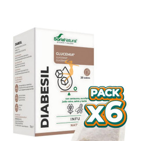 Pack 6x NATUSOR 15 DIABESIL INFUSIONES SORIA NATURAL