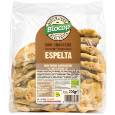 MINI CRACKERS ESPELTA Y TRIGO SARRACENO MASA MADRE 200G BIOCOP