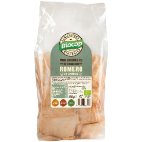 MINI CRACKERS DE TRIGO CON ROMERO 250G BIOCOP