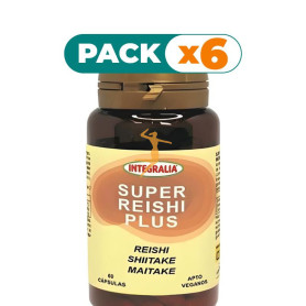 Pack 6x SUPER REISHI PLUS 60 CAPSULAS INTEGRALIA