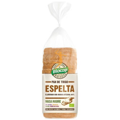 PAN DE MOLDE DE ESPELTA INTEGRAL CON MASA MADRE 400G BIOCOP