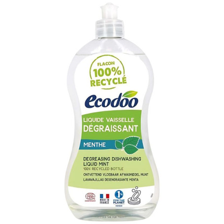 LAVAVAJILLAS DESENGRASANTE DE MENTA 1L ECODOO