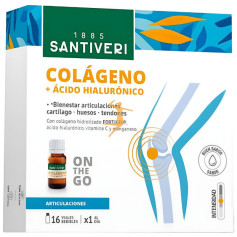 COLÁGENO + ÁCIDO HIALURÓNICO 16 VIALES SANTIVERI