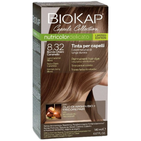 DELICATO 8.32 RUBIO CLARO CARAMELO EDICIÓN LIMITADA 140ML BIOKAP