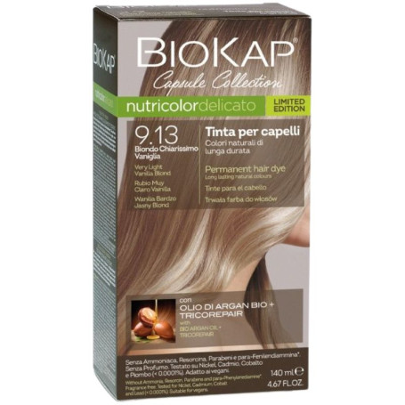 DELICATO 9.13 RUBIO VAINILLA MUY CLARO ED. LIMITADA 140ML BIOKAP