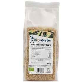 ARROZ REDONDO INTEGRAL 500G BIOLABRADOR