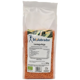 LENTEJA ROJA 500G BIOLABRADOR