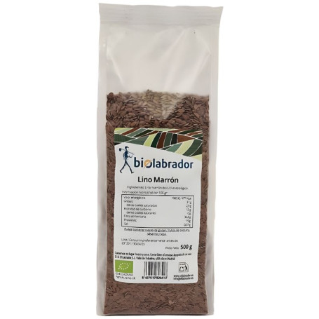 LINO MARRÓN 500G BIOLABRADOR