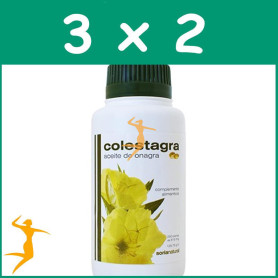 Pack 3x2 ACEITE DE ONAGRA COLESTAGRA 250Ud. SORIA NATURAL