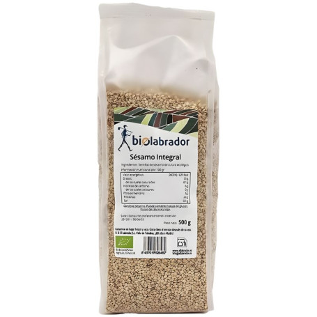 SÉSAMO INTEGRAL 500G BIOLABRADOR