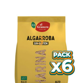 Pack 6x HARINA DE ALGARROBA SIN GLUTEN BIO 500G GRANERO