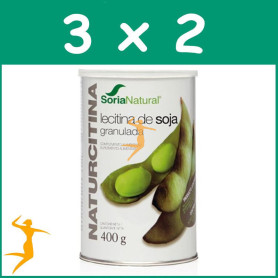 Pack 3x2 NATURCITINA LECITINA DE SOJA 400Gr. SORIA NATURAL