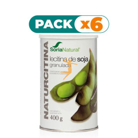 Pack 6x NATURCITINA LECITINA DE SOJA 400Gr. SORIA NATURAL